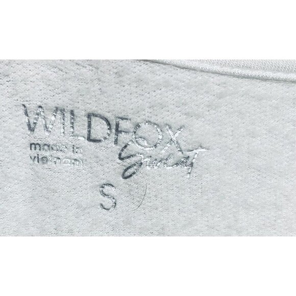 Wildfox Sweatshirt Womens Small Running Late is my Cardio Graphic Loungewear - Picture 5 of 6
